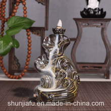 Originality Table Top Decoration Incense Burner Smoke Backflow Ceramic