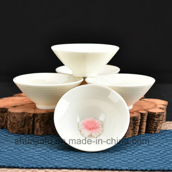 Ceramic Wide Mouth Tea Cup for Decoration