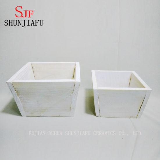 Creative Wooden Planter Small Wooden Planters for Succulent Plant