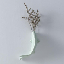 European Simple Style Shark Design Ceramic Hanging Vase