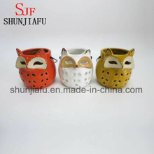 Ceramic Fox Type Lantern for Garden Decor