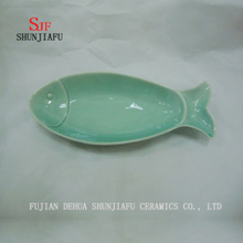 Ceramic Fish Platter Multi-Purpose Tableware Dinner Plates-Ocean Series