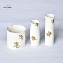 Animal Patterns Ceramic Vase Set - Flower Vase Assortment