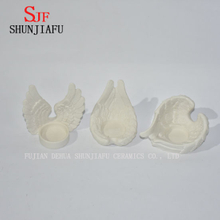 Angel Wings Ceramic Candlestick Ornaments/Home /Christmas Decorations