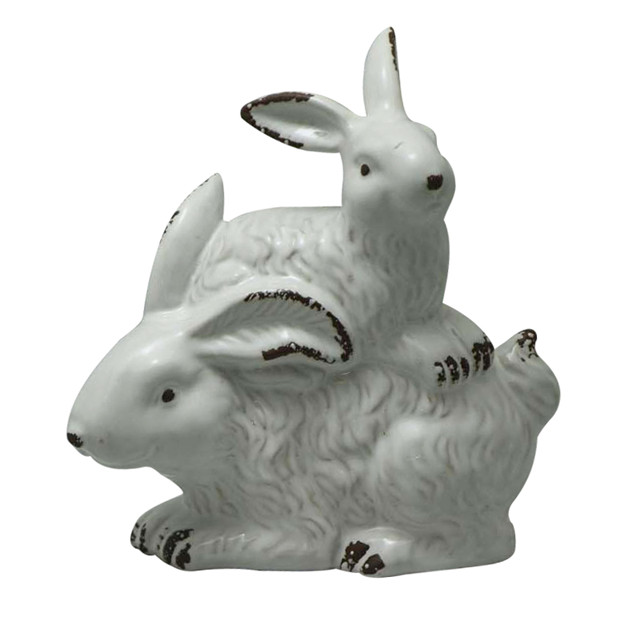 Ceramic Rabbit Tabletop Decoration