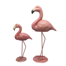 Ceramic Pink Flamingo High Feet