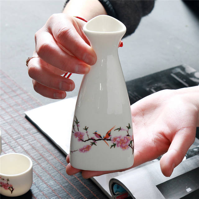 Triangle Wine Set Ceramic Utensils Wine Cup Wine To Drink Wine Ceramic Sake Wine Set