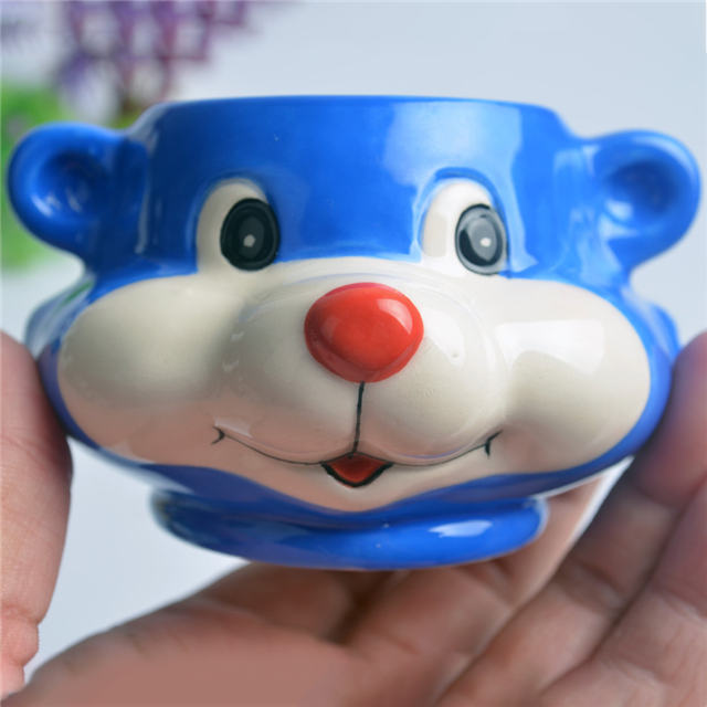 Little mouse Design 3D Ceramic Ice Cream Cup 