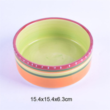 Ruby Coco Exclusive Use Pink Ceramic Pet Feeder Ceramic Dog Bowl