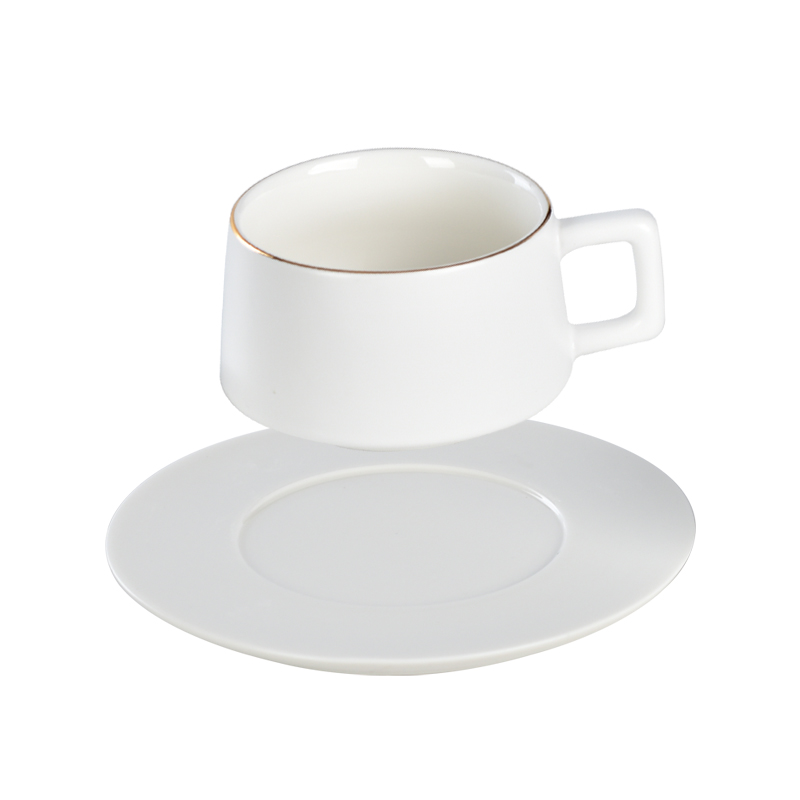 Matte Glazed Ceramic Coffee Cup Set