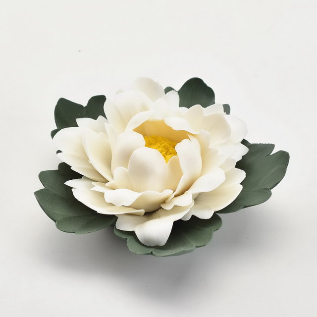 Different Shape Flower Home Decor Wedding Decoration Porcelain Flower Figurine Statue Ceramic Flower