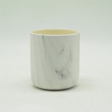 Ceramic marble glazed candle cup
