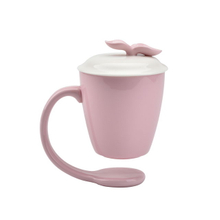 Creative Style Home Decoration Custom Suspending mugs Floating Ceramic Coffee Mug With Handle and Lid