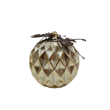 Golden Ceramic Pumpkins Shape Lantern Ceramic Pumpkin Hollowed-out Lantern Ceramic Pumpkins Decorations