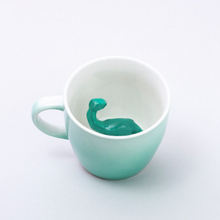 cup Bottom Equipped with Dinosaur Tortoise Ceramic coffee cup Water cup Teacup