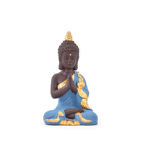 Hot Selling Home Decor Wedding Gift Different Color Choose Guanyin Figurine Golden Ceramic Buddha Statue